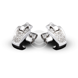 Mondevio Silver Bead Hoop Earrings